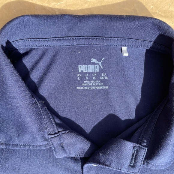 Men’s Puma Golf Polo Sz Lg - Picture 3 of 3